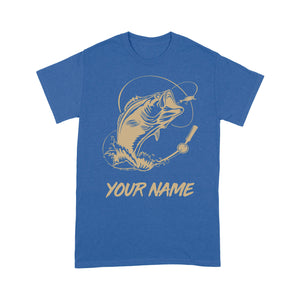 Custom Bass Fishing T Shirts, Personalized Fishing Shirts FFS - IPHW452