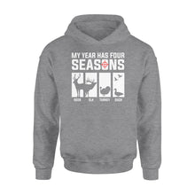 Load image into Gallery viewer, My year has four seasons hunting - Standard Hoodie D03