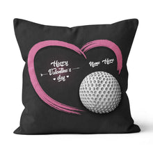 Load image into Gallery viewer, Custom Valentines Day Golf Gifts For Golfer Personalized Golf Pillow LDT1194