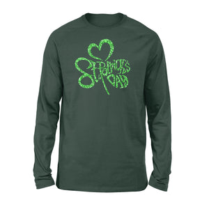 Men Women's St. Patrick's Day Shamrock Long sleeve Shirt - FSD1399D07