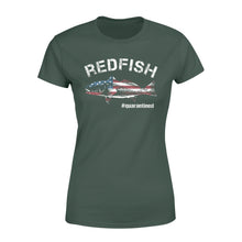 Load image into Gallery viewer, Redfish fishing US flag quarantined shirts