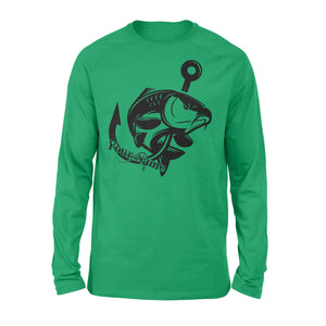 Carp fishing tattoos Customize name Long Sleeve, personalized fishing gifts for fisherman - NQS1208