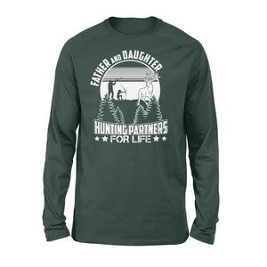 Father and daughter hunting partners for life, bow hunting, gift for hunters NQSD249 - Standard Long Sleeve
