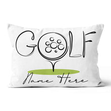 Load image into Gallery viewer, Golf Icon Custom Name Golf Pillow Personalized Cool Golfing Gifts LDT1208