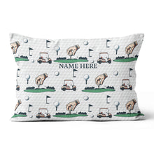 Load image into Gallery viewer, Golf Elements Custom Throw Pillow Personalized Golf Gifts For Golfer LDT1199