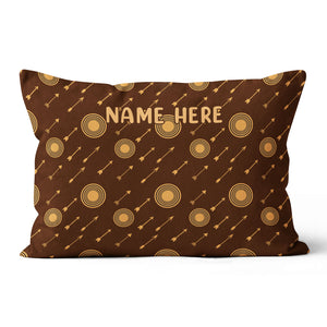 Personalized Archery Arrows Pattern Pillow Best Custom Pillow For Archer TDM0870