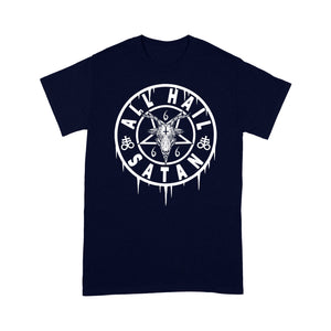 ALL HAIL SATAN, OCCULT TSHIRT, SATANIC SHIRT, BAPHOMET - Standard T-shirt