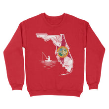 Load image into Gallery viewer, Sweatshirt - Florida fishing shirt gift for Florida fisherman