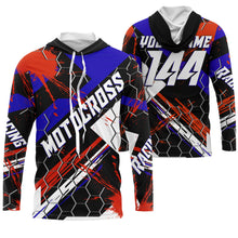 Load image into Gallery viewer, Custom Motocross racing jersey UPF30+ kid mens womens dirt bike off-road motorcycle MX racewear NMS952