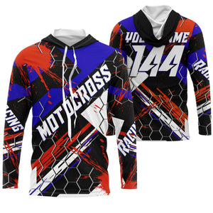 Custom Motocross racing jersey UPF30+ kid mens womens dirt bike off-road motorcycle MX racewear NMS952