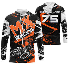 Load image into Gallery viewer, Orange Motocross Jersey Custom Dirt Bike Shirt UPF30+ Kid Men Women MX Racing Off-Road Racewear PDT376