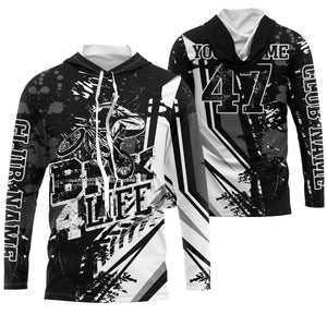 BMX 4 Life Black BMX jersey UPF30+ BMX bike shirt adult youth kid bicycle motocross cycling gear| SLC132