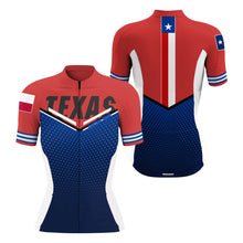 Load image into Gallery viewer, Texas flag cycling jersey Men Women UPF50+ bike shirts with 3 pockets full zip Custom MTB BMX gear| SLC175