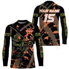 Load image into Gallery viewer, Camo Motocross racing jersey kid men women UPF30+ personalized dirt bike off-road motorcycle PDT58