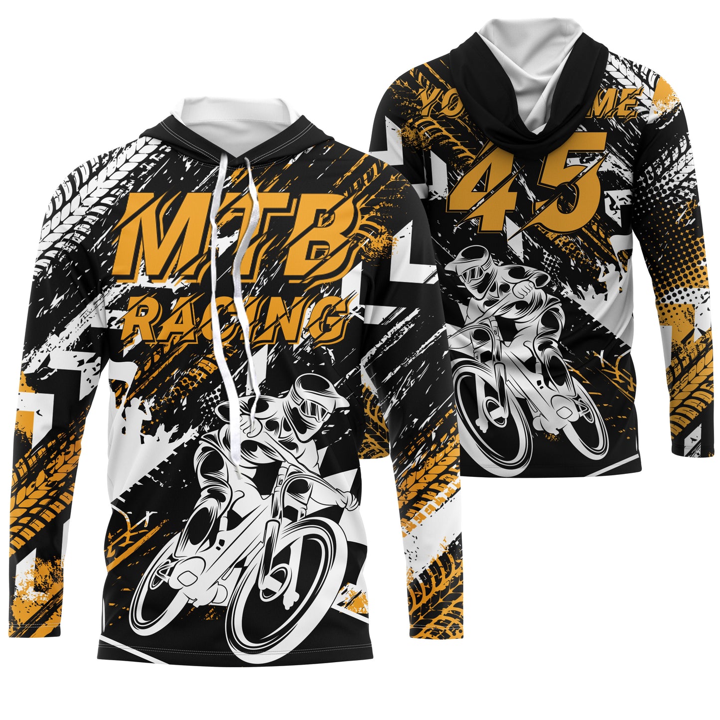 Personalized MTB jersey UPF30+ Mountain bike gear Downhill trails cycling top Adult kid MTB shirt | SLC100
