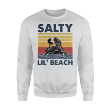 Load image into Gallery viewer, Salty Lil&#39; Beach Mermaid Vintage Standard Crew Neck Sweatshirt