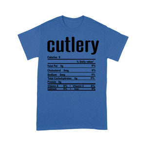 Cutlery nutritional facts happy thanksgiving funny shirts - Standard T-shirt
