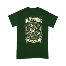 Load image into Gallery viewer, T-Shirt - Old school bass fishing personalized fishing shirt A58