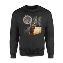 Load image into Gallery viewer, Elk under the full moon shirts