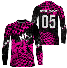 Load image into Gallery viewer, Personalized MX jersey for adult kid UPF30+ dirt bike off-road Motocross racing shirt PDT399