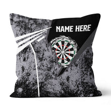 Load image into Gallery viewer, Grunge Retro Custom Darts Pillow Personalized Dart Gifts For Dart Player LDT1182