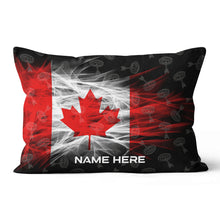 Load image into Gallery viewer, Personalized Archery Canada Flag Pillows, Patriotic Archery Throw Pillow TDM0836