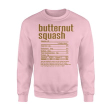 Load image into Gallery viewer, Butternut squash nutritional facts happy thanksgiving funny shirts - Standard Crew Neck Sweatshirt