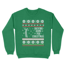 Load image into Gallery viewer, Driving home for Christmas funny Ugly Christmas Shirt, Christmas golf gifts D02 NQS4181 Sweatshirt