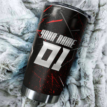 Load image into Gallery viewer, Personalized Motocross Tumbler Cup - Riding Gift Biker Never Give Up Motorcycle Lover Drinkware CDT18