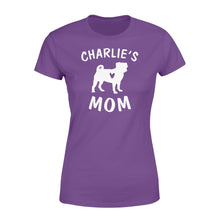Load image into Gallery viewer, Personalized pug name mom shirt and hoodie