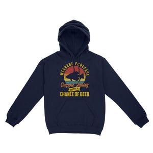 Weekend forecast crappie fishing with a chance of beer D06 NQS2273 - Standard Hoodie