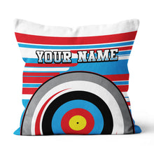 Load image into Gallery viewer, Personalized Archery 3d Target Pillow Custom Name Colorful Throw Pillows TDM0799