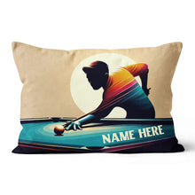 Load image into Gallery viewer, Funny Billiard Player Pillow Custom Adjustable Pillow For Billiard Lover TDM0851