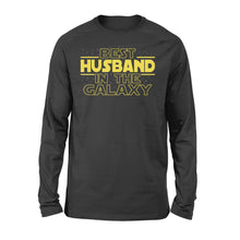 Load image into Gallery viewer, Husband Gifts Best Husband in the galaxy Long sleeve Shirt Gift for Husband Christmas Valentine gift - FSD1361D03