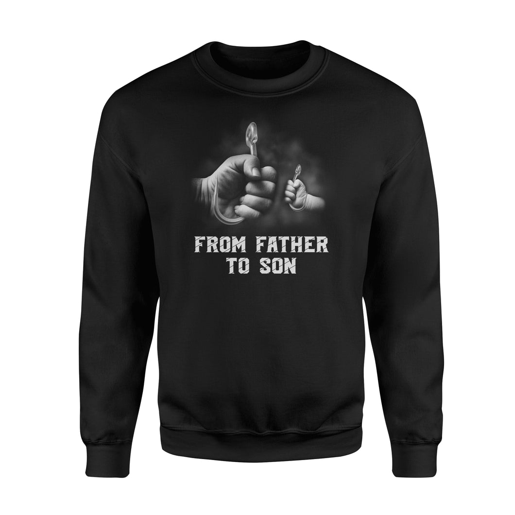 From Father to son Fishing Sweat shirt Fish hook - SPH54
