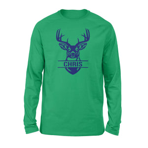 Deer hunting Deer Head custom name T-shirt, Hoodie, Long sleeve - FSD1209