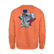 Load image into Gallery viewer, Catfish season Texas catfish fishing - Standard Fleece Sweatshirt