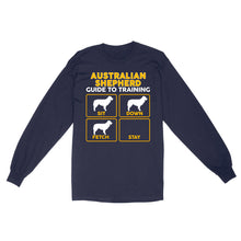 Load image into Gallery viewer, Australian Shepherd Standard Long Sleeve | Funny Guide to Training dog - FSD2410D08