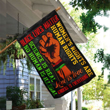 Load image into Gallery viewer, Black Lives Matter Kindness Is Everything Flag