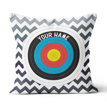 Load image into Gallery viewer, Personalized Archery 3d Target Throw Pillow Best Custom Target Pillows  TDM0764