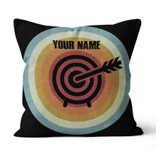 Load image into Gallery viewer, Personalized 3D Target Archery Pillow Custom Throw Pillow Archery Gifts VHM0866