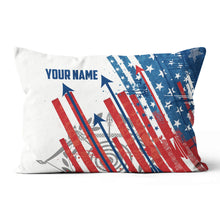 Load image into Gallery viewer, Personalized American Flag Arrow Archery Pillow Gifts For Archery Lovers VHM0847