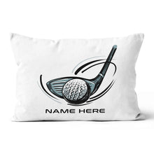 Load image into Gallery viewer, Golf Putter And Ball Custom Golf Throw Pillow Personalized Golfing Gifts LDT1207