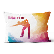 Load image into Gallery viewer, Funny Colorful Billiard Player Pillow, Personalized Billiard Pillow Gifts TDM0860