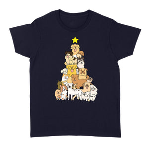Dog Christmas Tree, Merry Dogmas, Christmas Dog shirts, Dog Lover NQSD67 - Standard Women's T-shirt