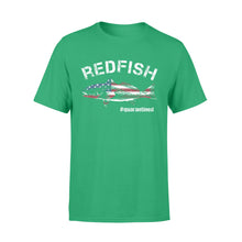 Load image into Gallery viewer, Redfish fishing US flag quarantined shirts