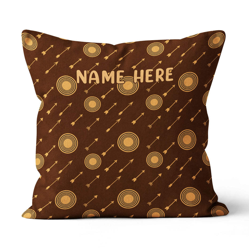 Personalized Archery Arrows Pattern Pillow Best Custom Pillow For Archer TDM0870