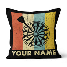 Load image into Gallery viewer, Colorful Retro Dartboard Pillow Personalized Darts Gifts For Dart Player LDT1104