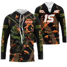 Load image into Gallery viewer, Camo Motocross racing jersey kid men women UPF30+ personalized dirt bike off-road motorcycle PDT58