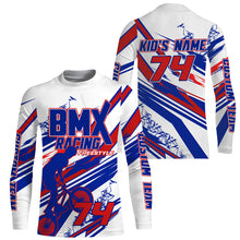 Load image into Gallery viewer, Personalized BMX racing gear UPF30+ adult kid BMX shirt extreme sport biking gear Cycling clothes| SLC109